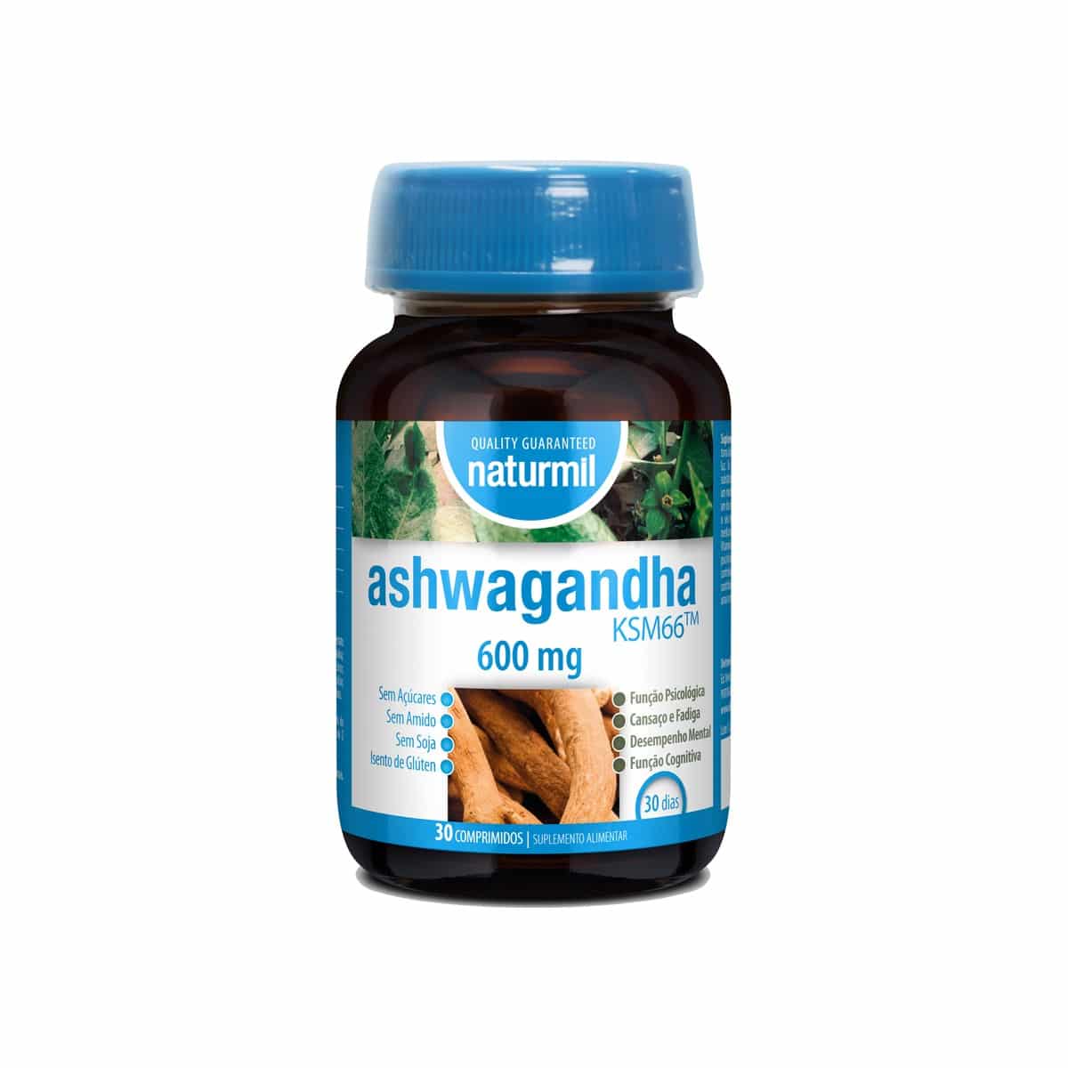 Ashwagandha 600mg 30 comprimidos Naturmil