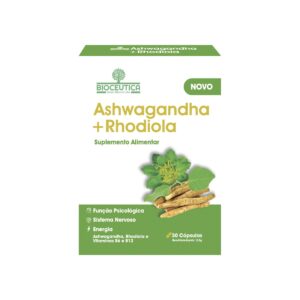 Ashwagandha + Rhodiola 30 cápsulas Bioceutica