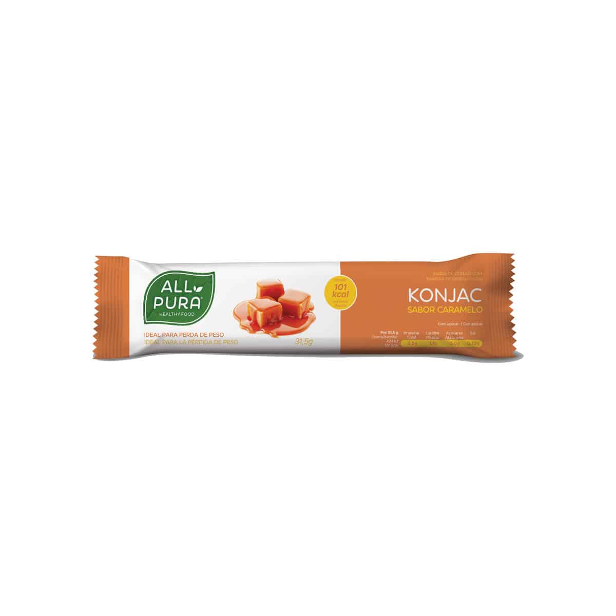 Barra de Cereais Konjac Caramelo 31,5g AllPura Barra de Cereais Konjac Caramelo 31,5g AllPura