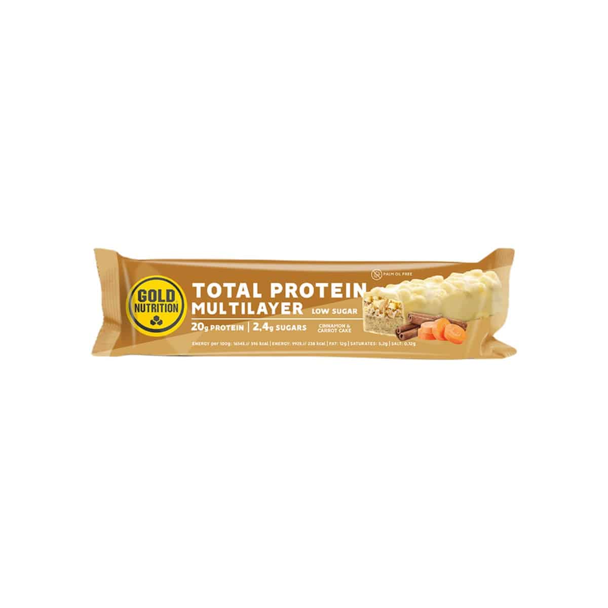 Total Protein Multilayer Bolo de Cenoura e Canela 60g Gold Nutrition