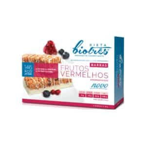 Barras Frutos Vermelhos Dieta Biotrês Farmodiética