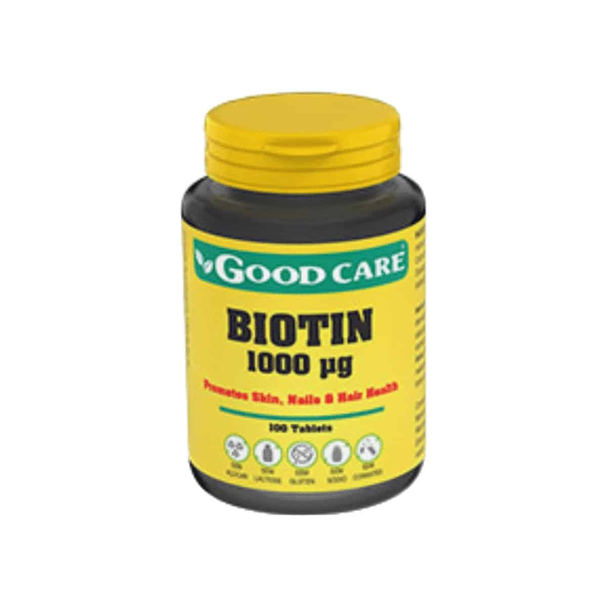 Biotina 1000mcg 100 comprimidos Good Care