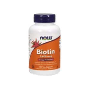 Biotina 5000mcg 120 cápsulas Now