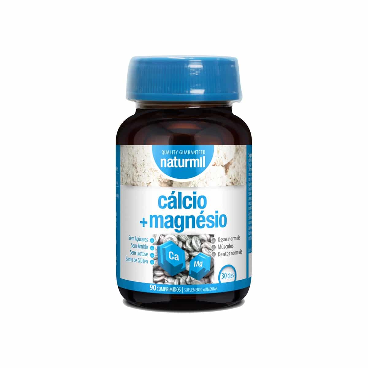 Cálcio + Magnésio 90 comprimidos Naturmil