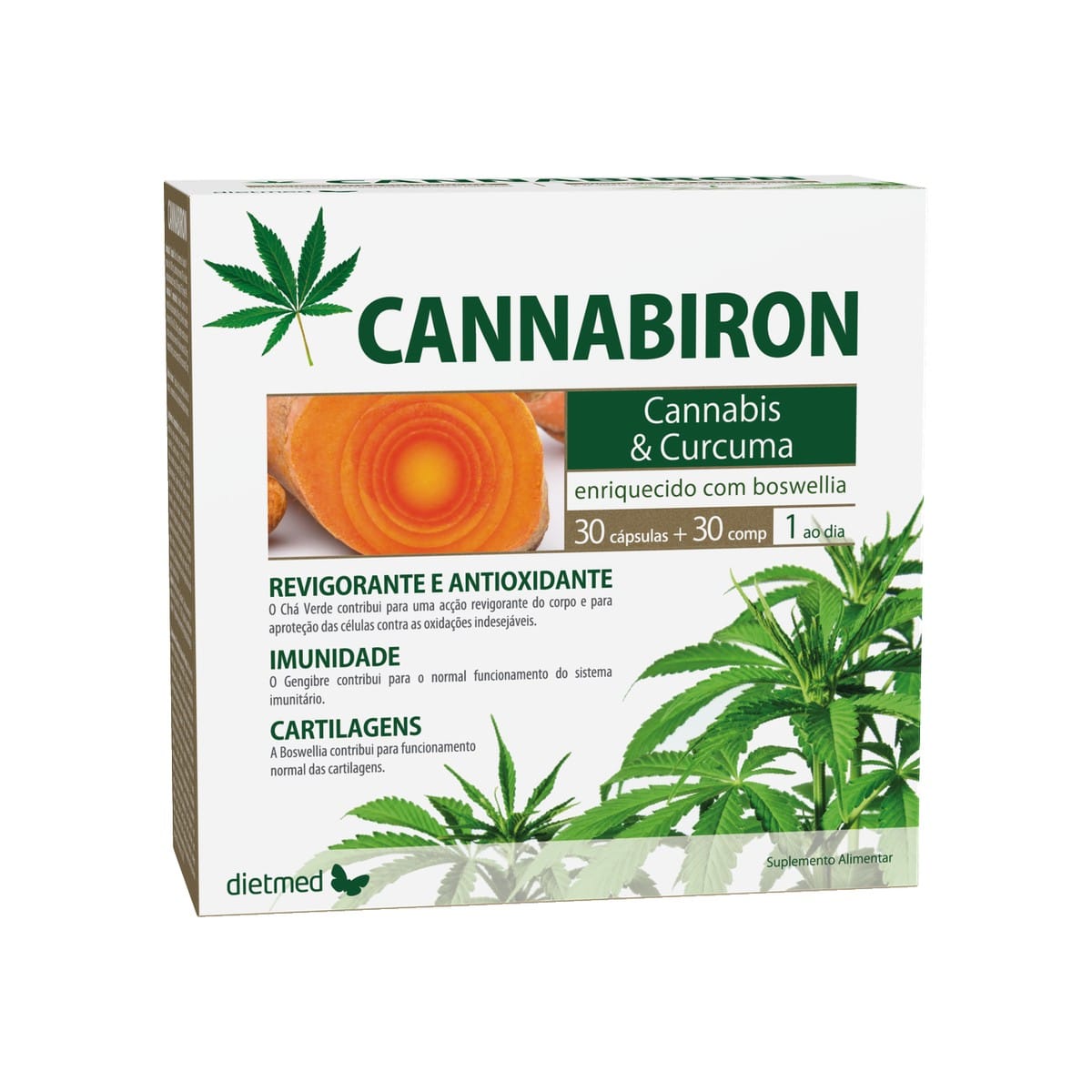 Cannabiron 30 cápsulas + 30 comprimidos Dietmed