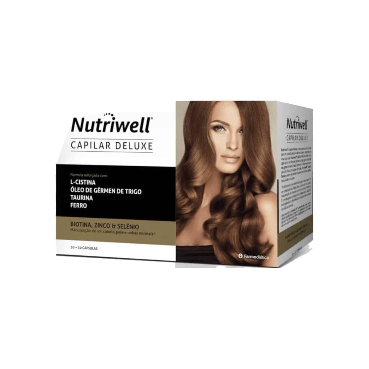 Nutriwell Capilar Deluxe 30 + 30 cápsulas Farmodiética