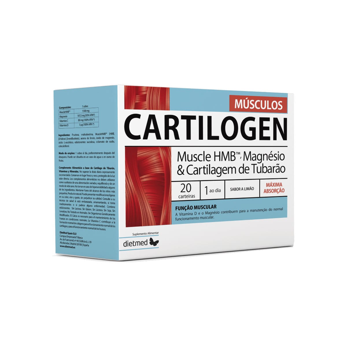 Cartilogen Músculos 20 saquetas Dietmed Cartilogen Músculos 20 saquetas Dietmed