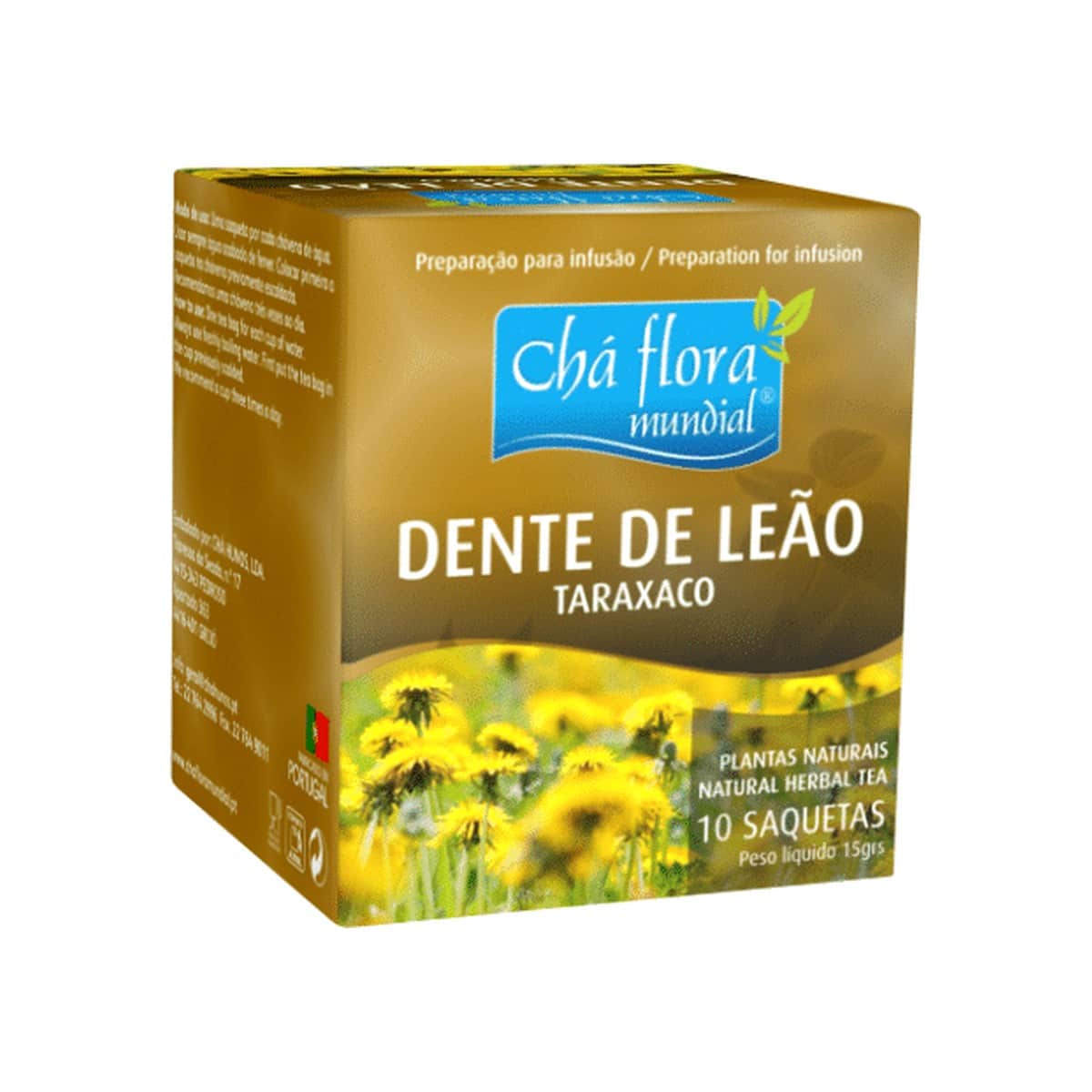 Chá de Dente de Leão 10 saquetas Flora Mundial