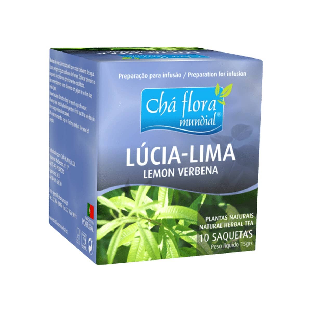 Chá de Lúcia-Lima 10 saquetas Flora Mundial