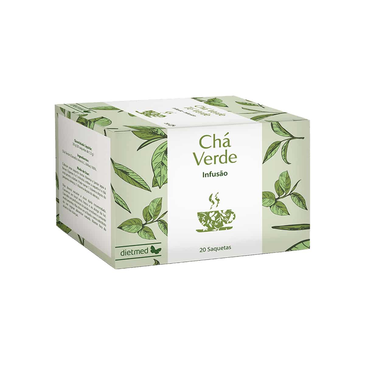 Chá Verde 20 saquetas Dietmed