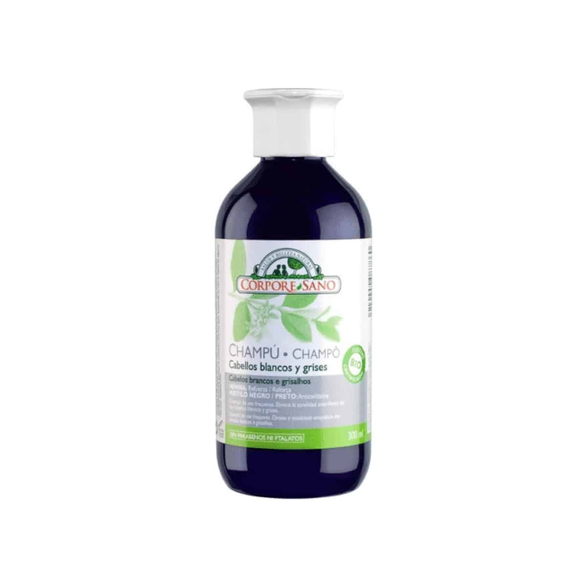 Champô Henna Cabelos Brancos e Grisalhos 300ml Corpore Sano