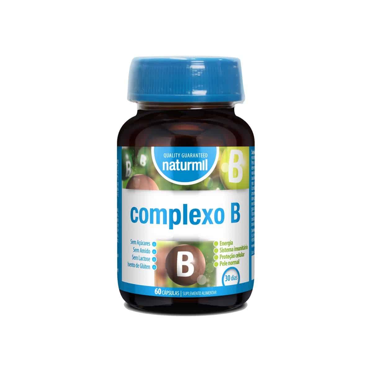 Complexo B 60 cápsulas Naturmil
