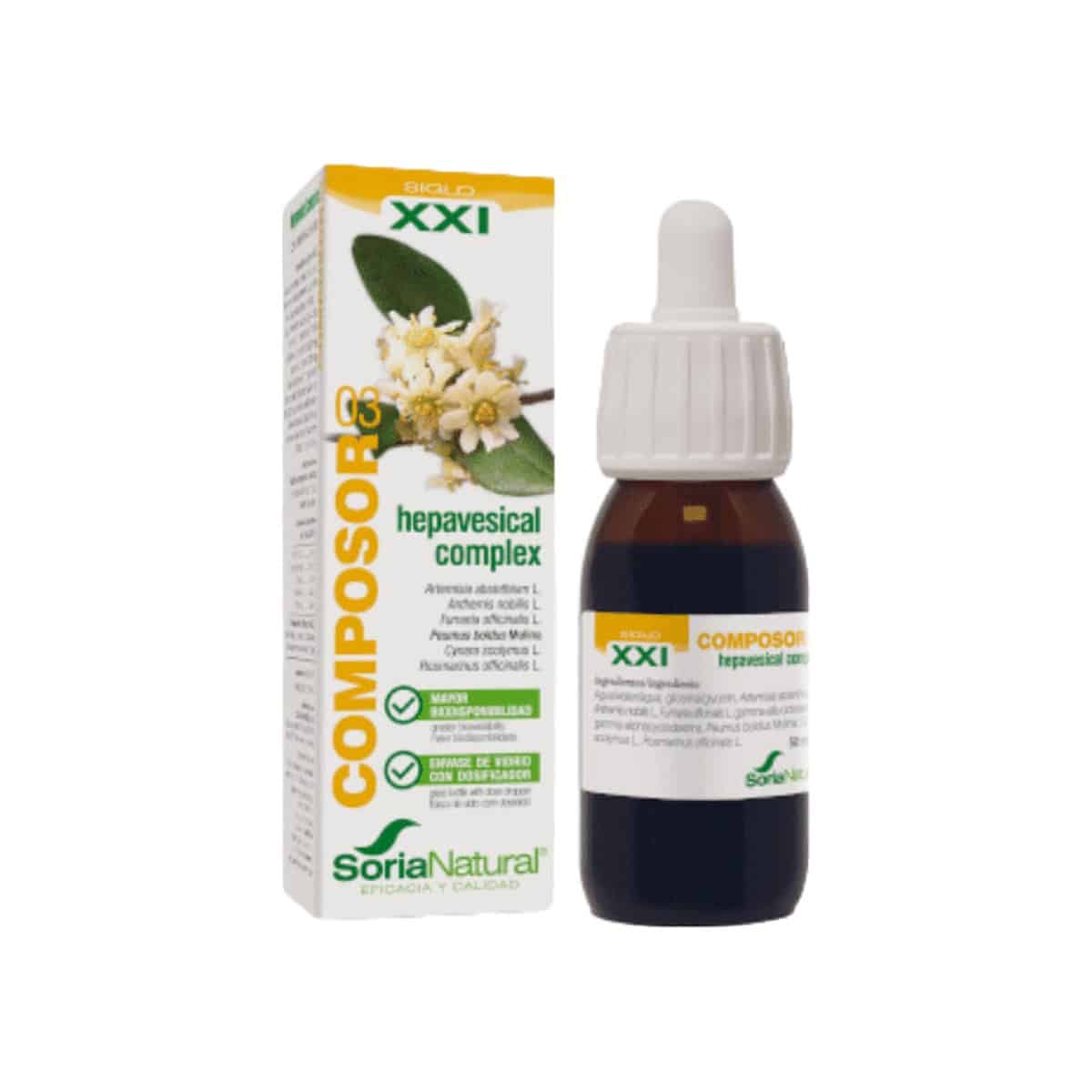 Composor 03 Hepavesical Complex 50ml Soria Natural