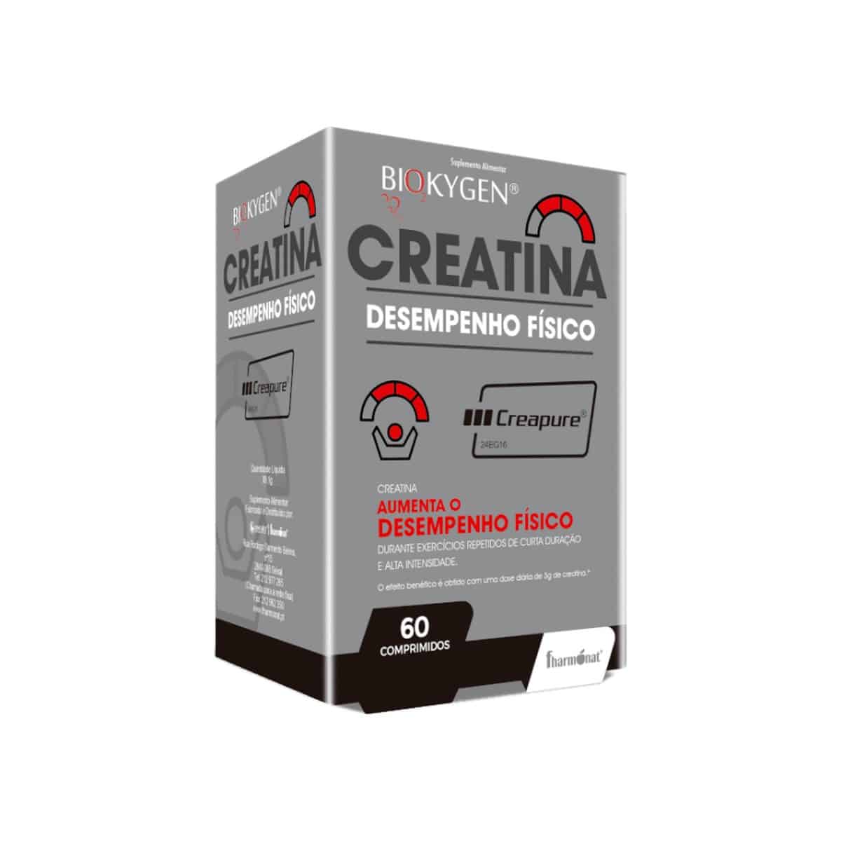 Creatina Creapure 60 comprimidos Biokygen