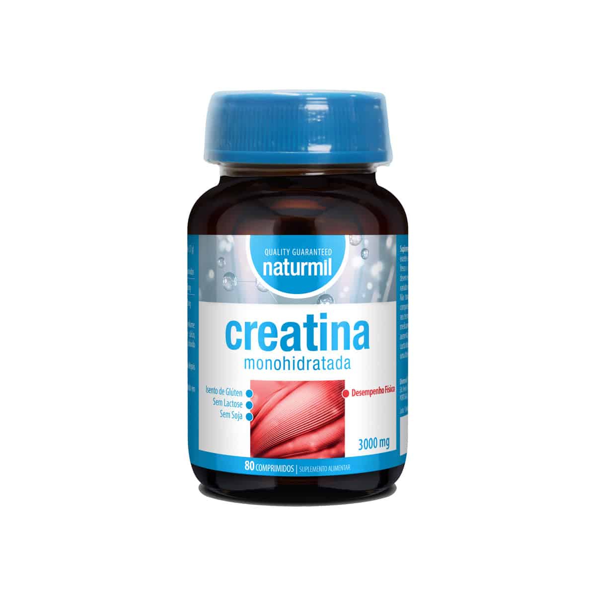 Creatina Monohidratada 80 comprimidos Naturmil