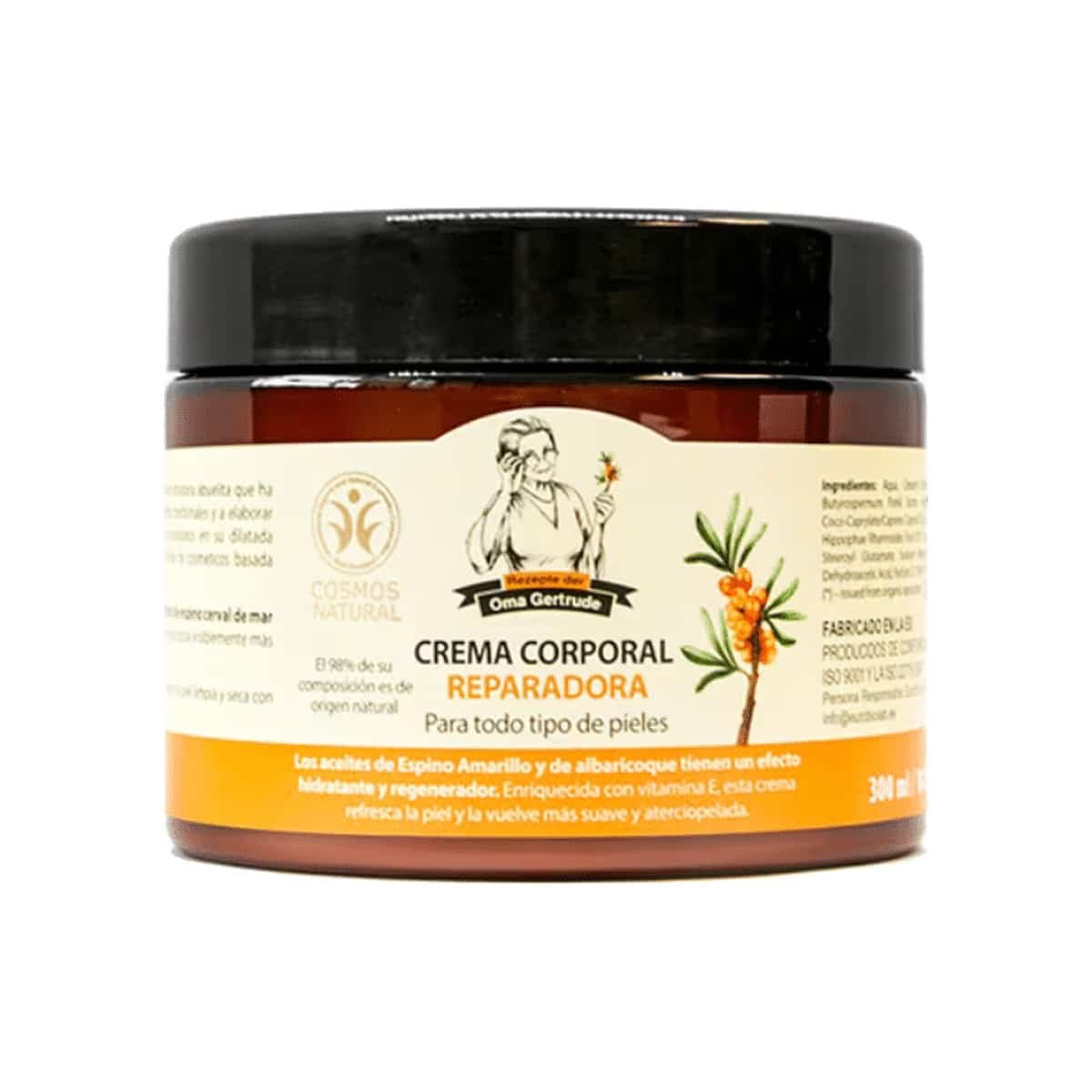 Creme Corporal Reparador 300ml Oma Gertrude