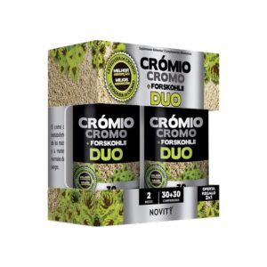 Crómio + Forskohlii Duo 30+30 comprimidos Novity