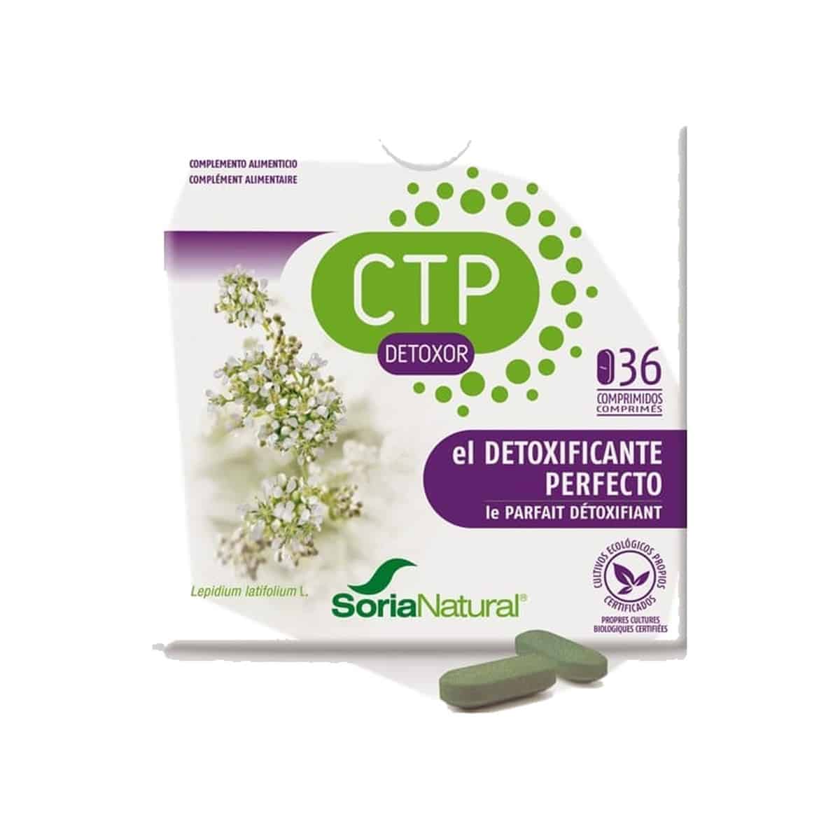 CTP Detoxor 36 comprimidos Soria Natural