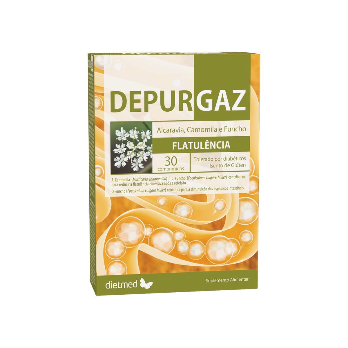 Depurgaz 30 comprimidos Dietmed