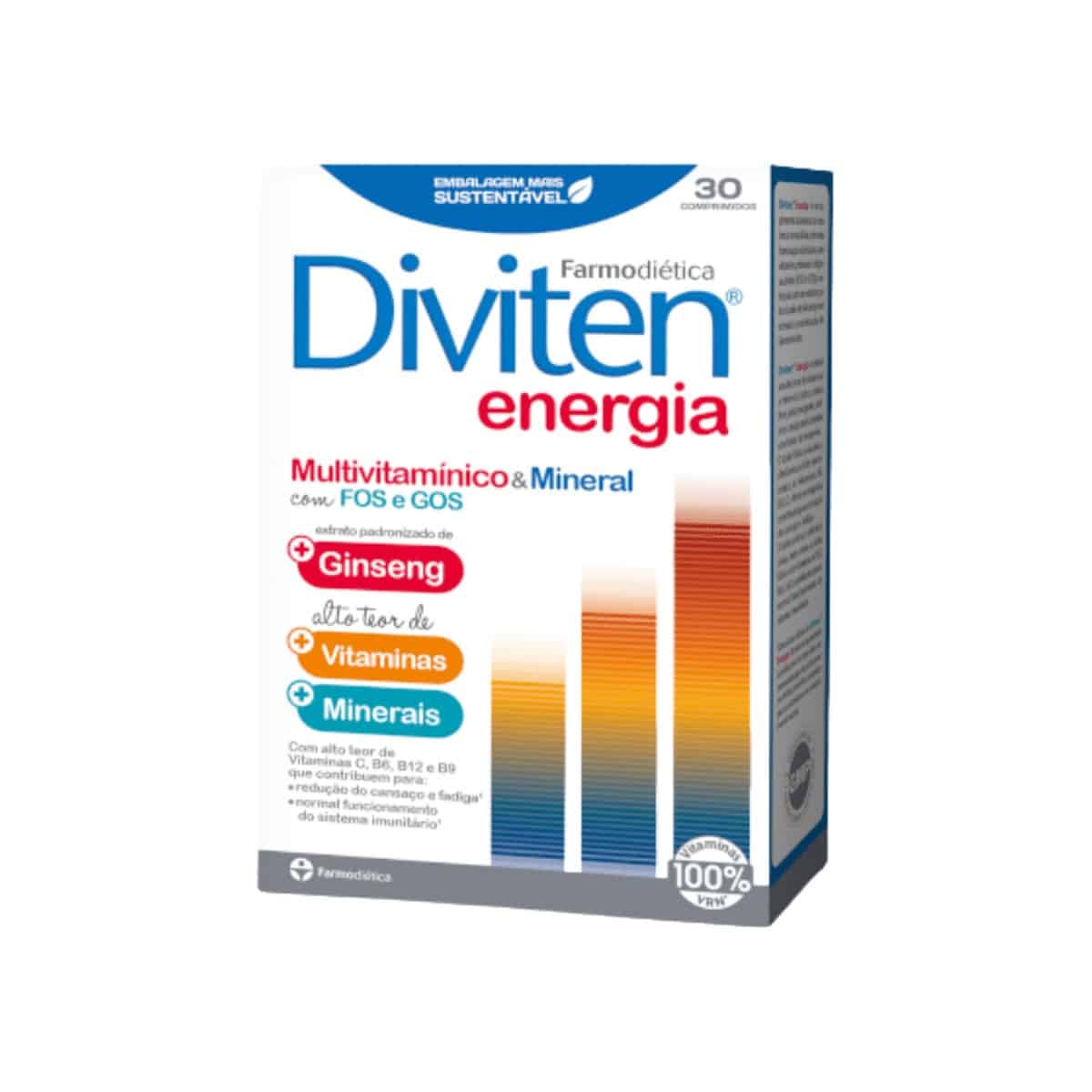 Diviten Energia 30 comprimidos Farmodiética