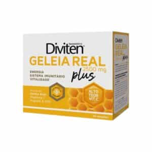 Diviten Geleia Real Plus 2500mg 20 ampolas Farmodiética