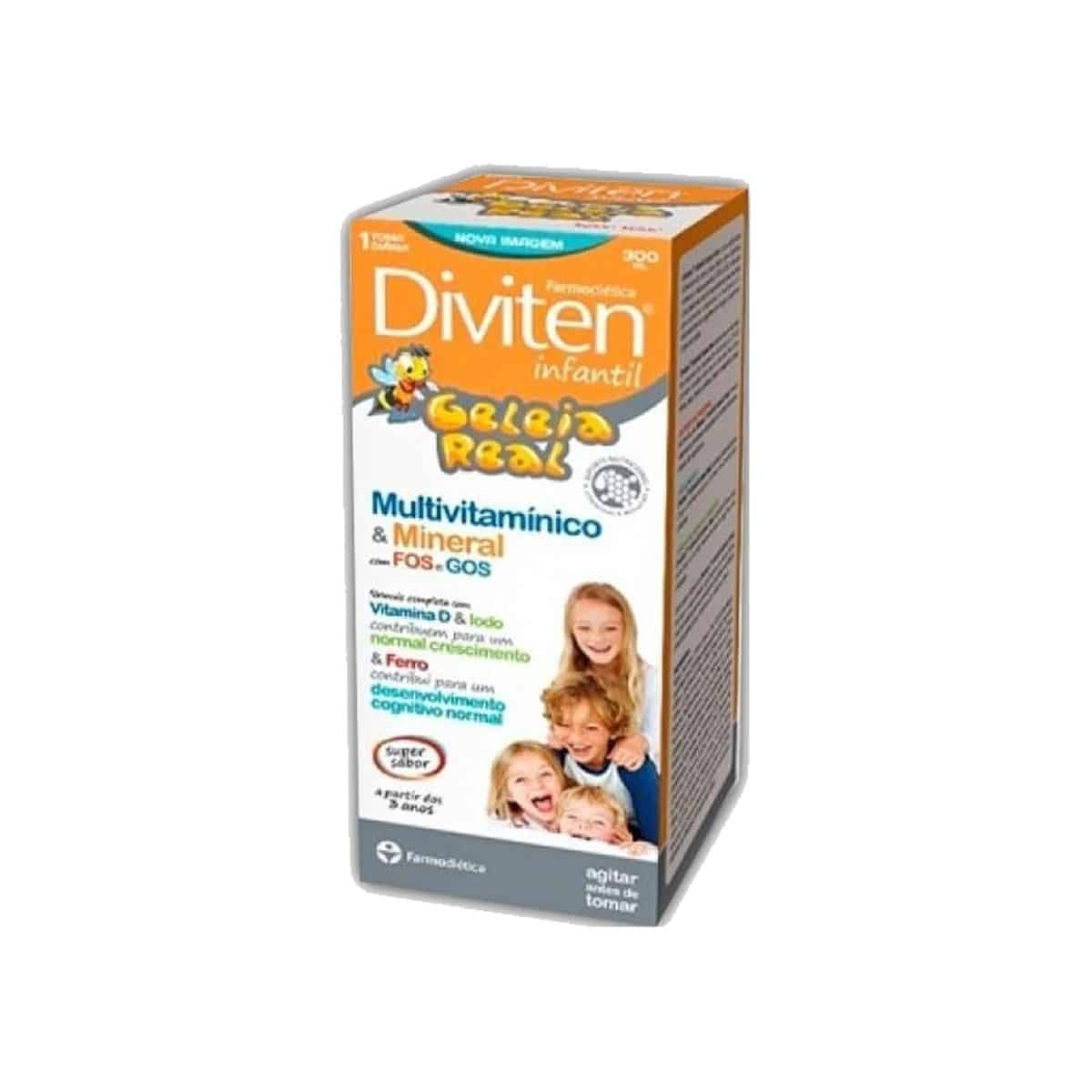 Diviten Infantil Geleia Real 300ml Farmodiética