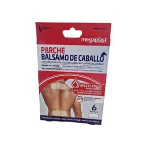 Emplastros de Bálsamo de Cavalo Efeito Quente 6 unidades