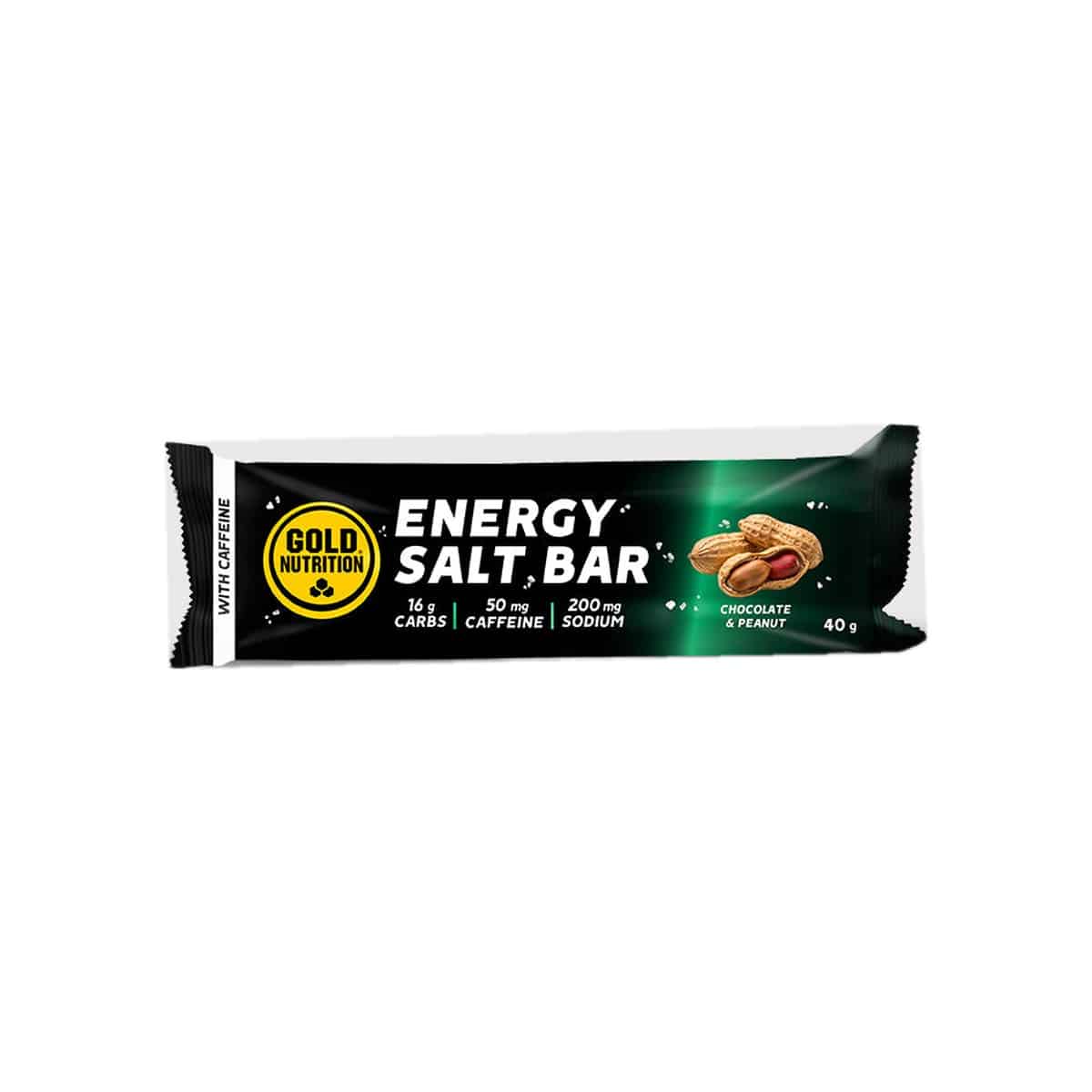 Total Energy Salt Bar Chocolate e Amendoim 40g Gold Nutrition