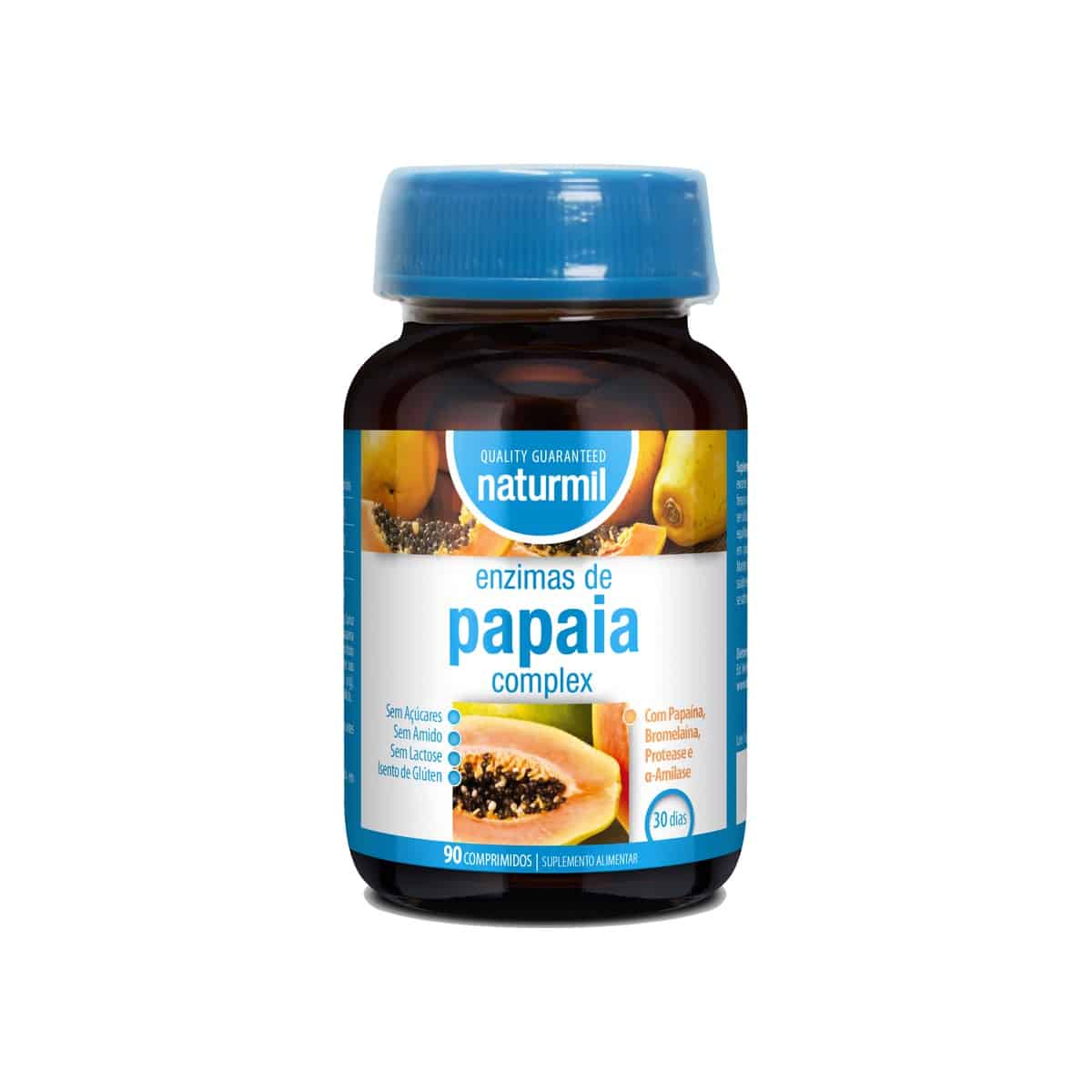 Enzimas de Papaia Complex 90 comprimidos Dietmed