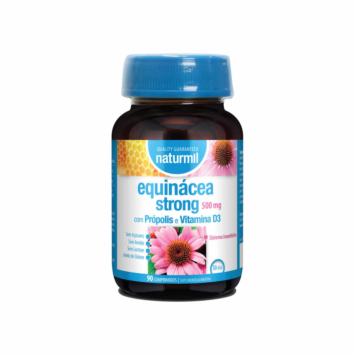 Equinácea Strong 500mg 90 comprimidos Naturmil