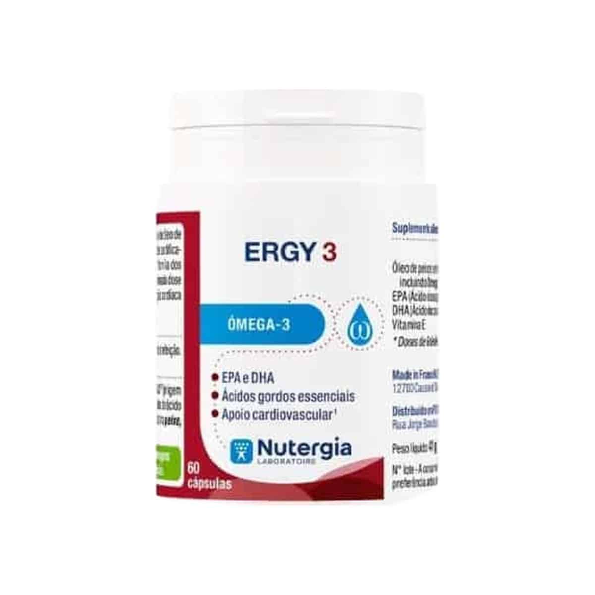 Ergy 3 60 cápsulas Nutergia