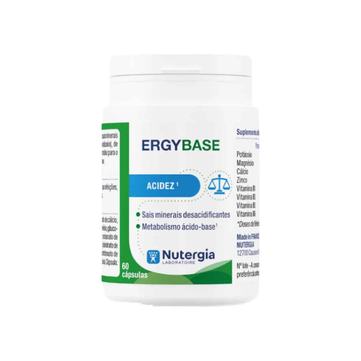 Ergybase 60 cápsulas Nutergia
