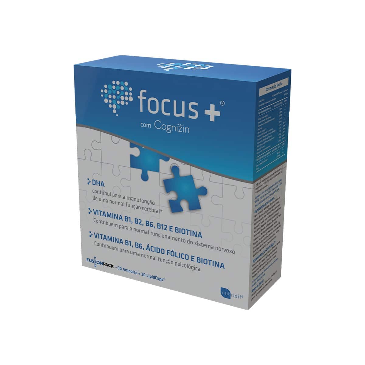 Focus+ 30 ampolas + 30 cápsulas Nutridil