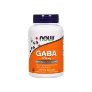 GABA 500mg 100 cápsulas Now