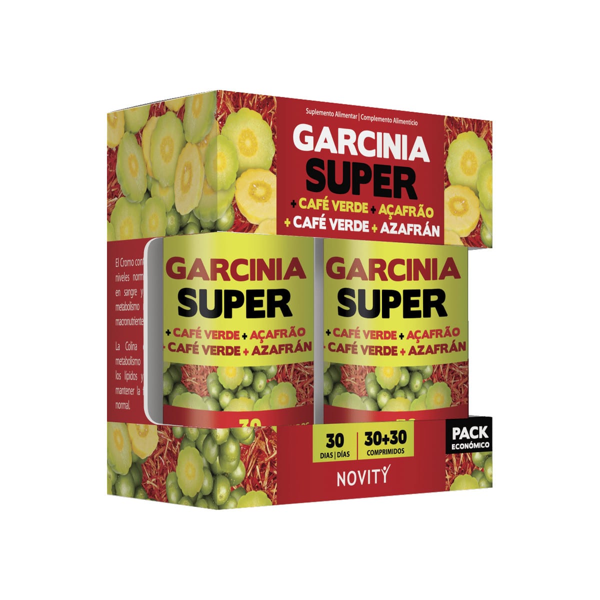 Garcinia Super 30 + 30 comprimidos Novity Garcinia Super 30 + 30 comprimidos Novity