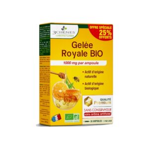 Geleia Real Bio 30 ampolas Les 3 Chênes