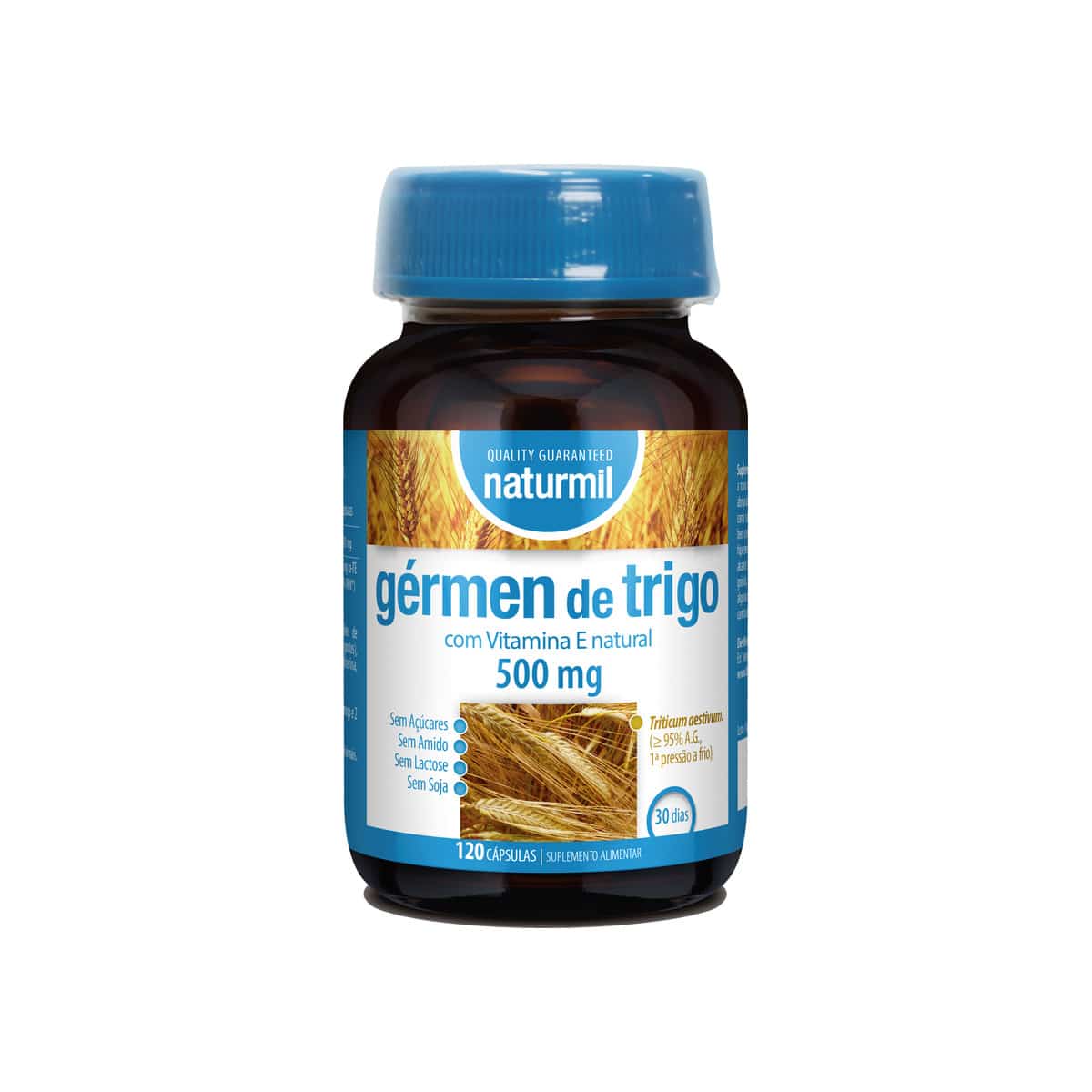 Gérmen de Trigo 500mg 120 cápsulas Naturmil