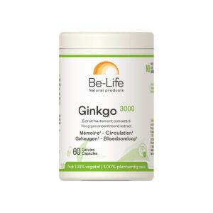 Ginkgo 3000 60 cápsulas Be-Life