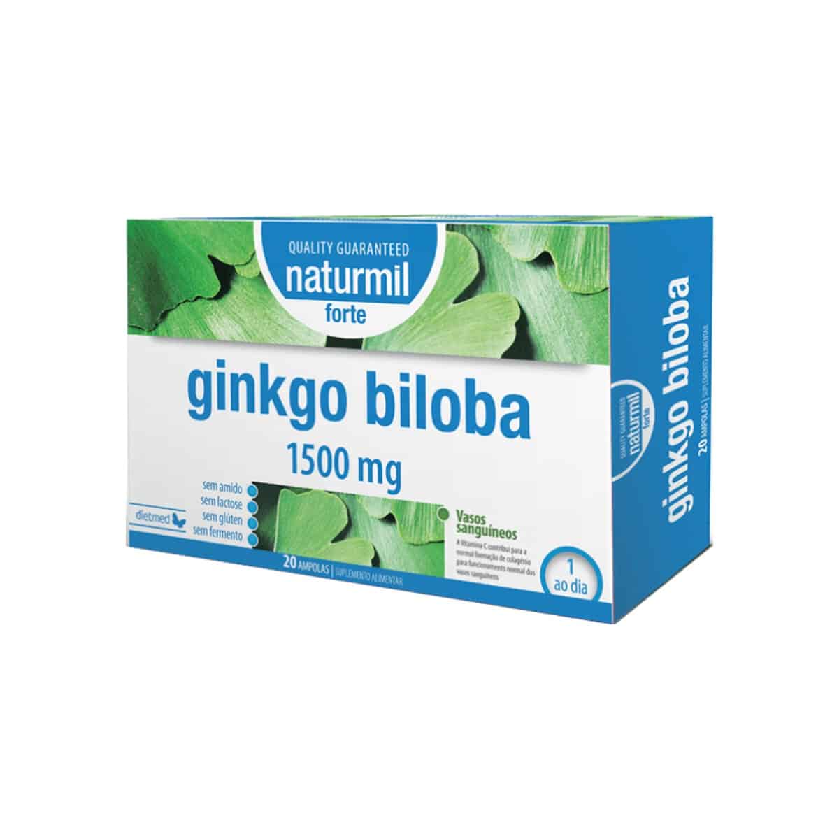 Ginkgo Biloba Forte 20 ampolas Dietmed