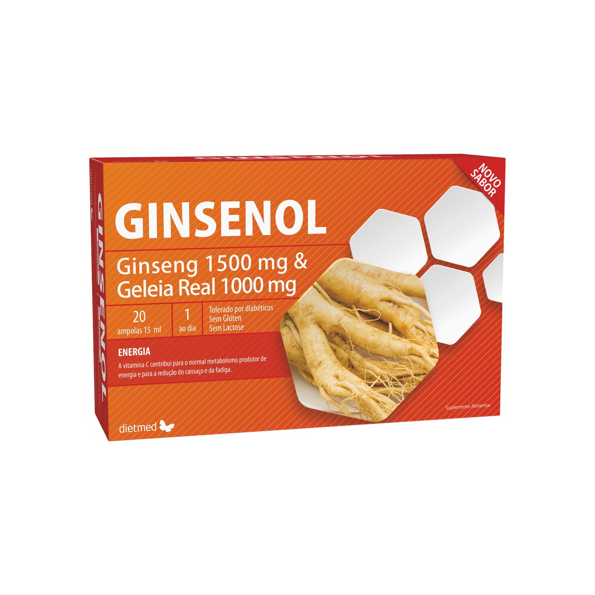 Ginsenol 20 ampolas Dietmed