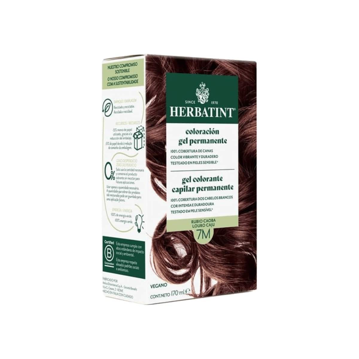 Herbatint 7M Louro Acaju 170ml