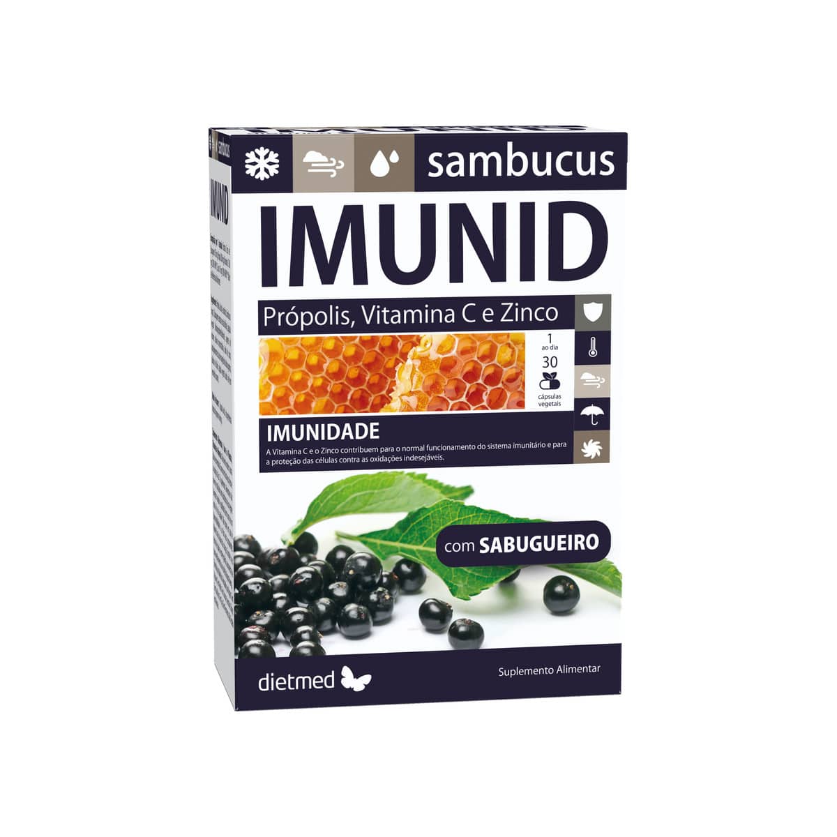 Imunid Sambucus 30 cápsulas Dietmed
