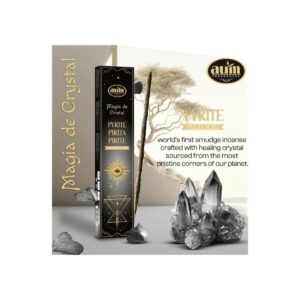 Incenso Artesanal Aum Magia de Cristal + Cristal Pirite