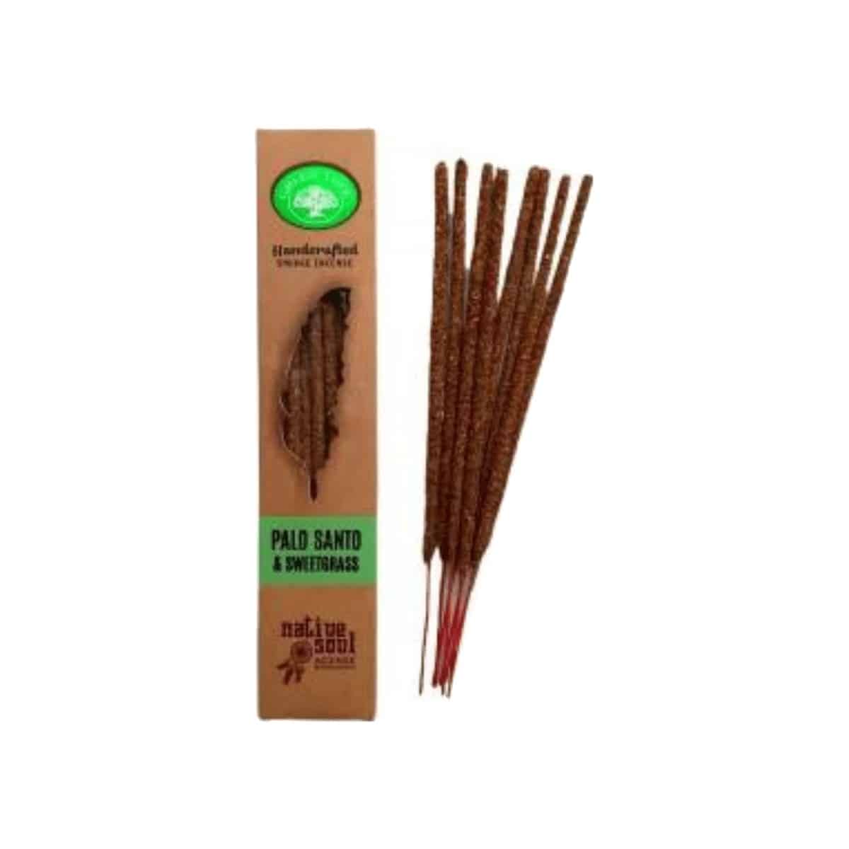 Incenso Pau Santo e Sweetgrass Green Tree