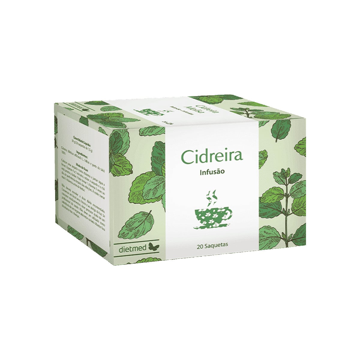 Infusão de Cidreira 20 saquetas Dietmed