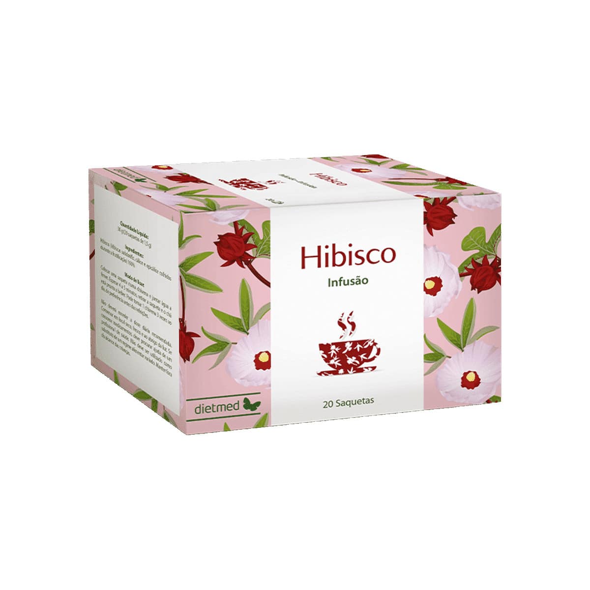 Infusão de Hibisco 20 saquetas Dietmed