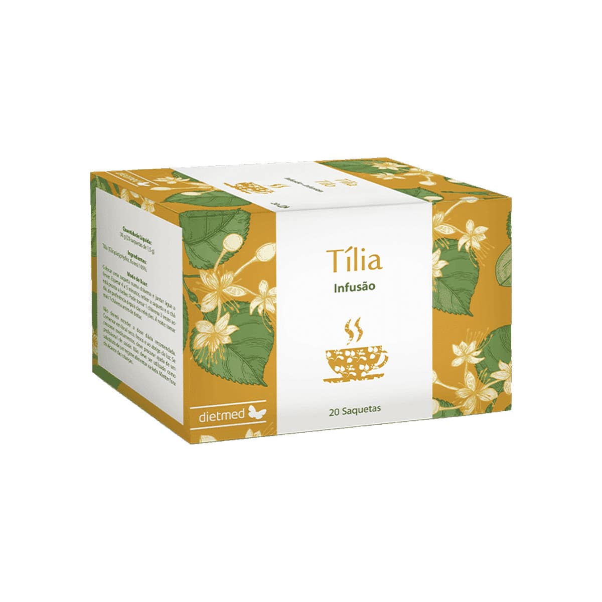 Infusão de Tília 20 saquetas Dietmed