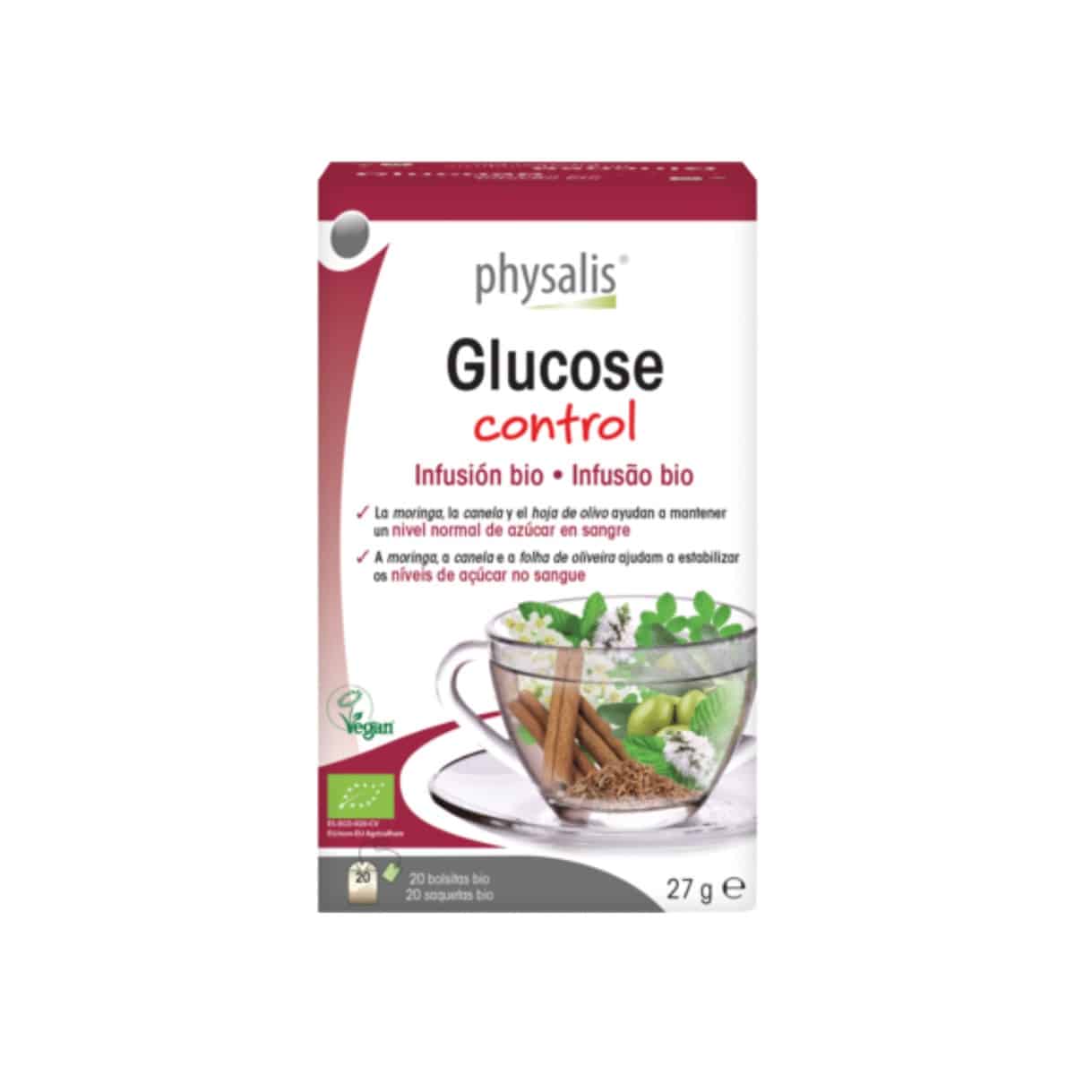 Infusão Glucose Control 20 saquetas Physalis