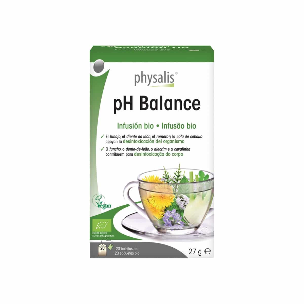 Infusão pH Balance 20 saquetas Physalis