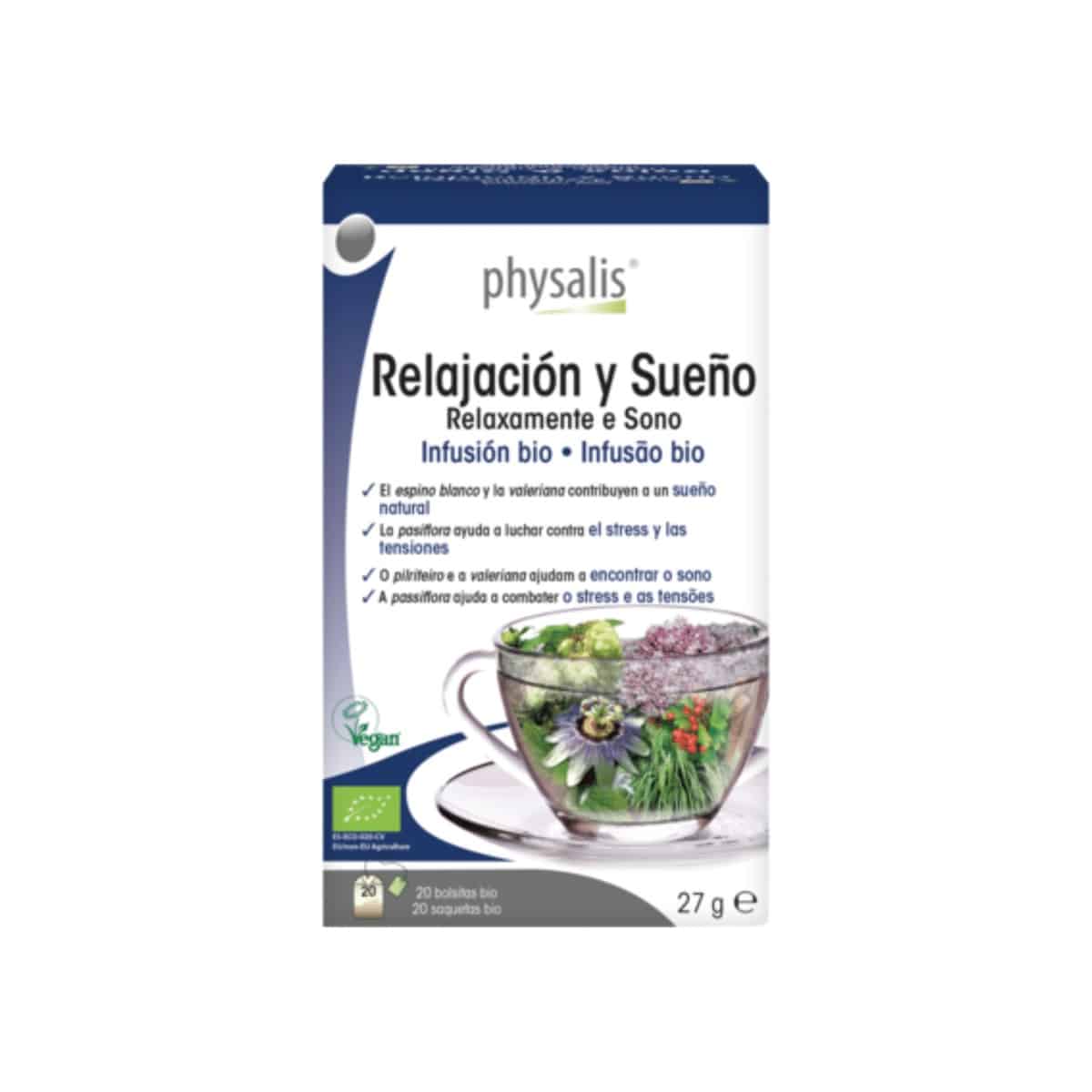 Infusão Relax & Sleep 20 saquetas Physalis